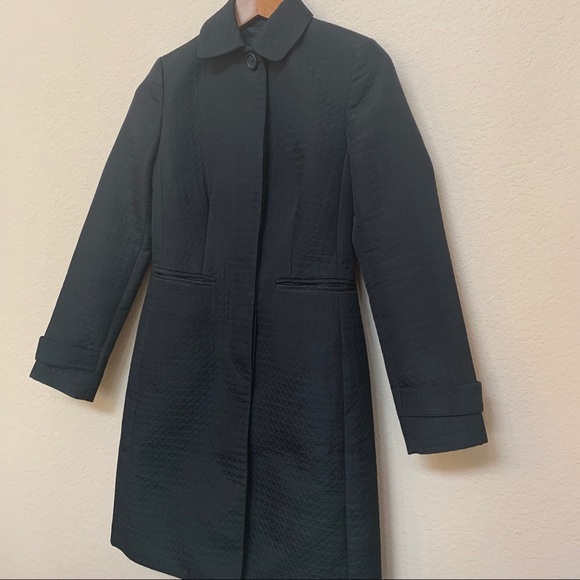 Banana Republic Black Circle Coat Extra Small - Picture 3 of 14